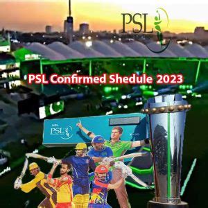 Confirmed Psl Schedule Venues Psl Fixture Venues And