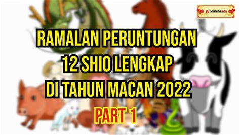 Ramalan Peruntungan Shio Lengkap Tahun 2022 Shio Tikus Kerbau Macan