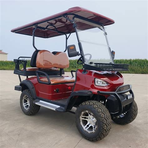 Powerful 4 Seater Electric Hunting Lifted Golf Cart For Tourist