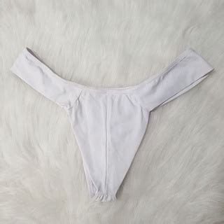 Conjunto Lingerie Strappy Branco Detalhes Renda Calcinha Fio Duplo Qualidade Makely