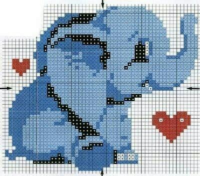 Pin by Марина Колчанова on крестик для детей | Elephant cross stitch ...