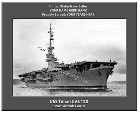 Uss Tinian Cve 123 Navy Ship Photo ⋆ Personalized Us Navy Ship Prints