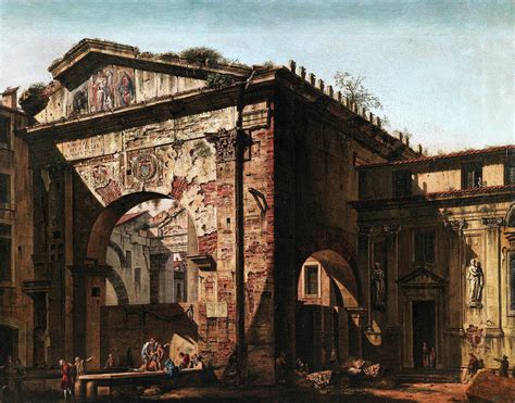 Ruins Painting by Bernardo Bellotto - Fine Art America