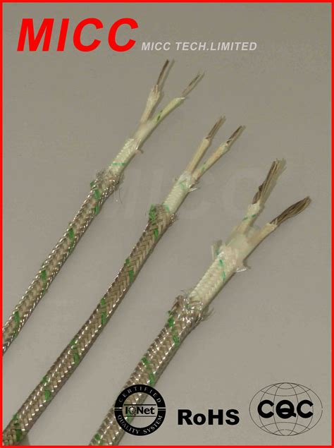 Thermocouple Extension Wire Type KX FG FG SSB 14 0 2x2 IEC MICC TECH