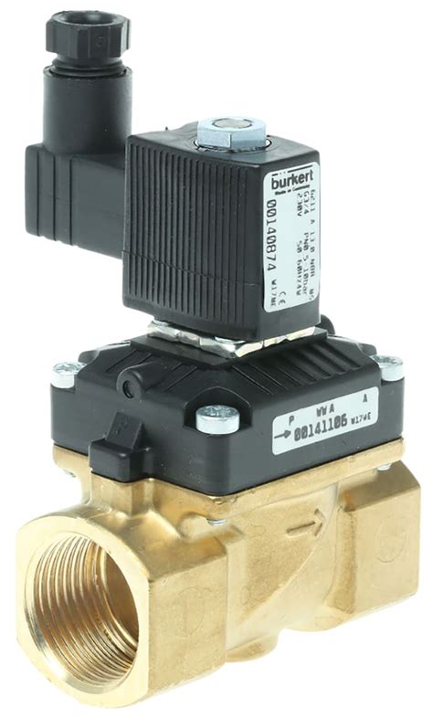 140874 Burkert Válvula De Solenoide Burkert 6211 De 2 Puertos Hembra G De 34 Pulg Piloto