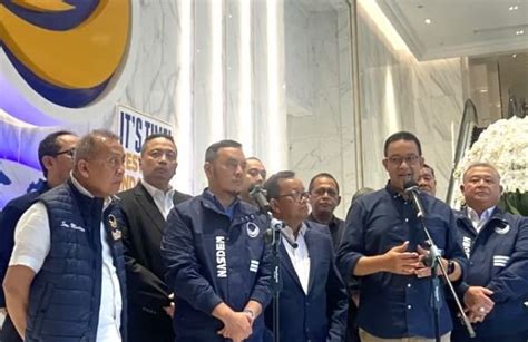 Anies Baswedan Siap Bertarung Di Pilgub Jakarta 2024 Didukung Nasdem