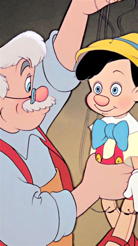 Mr Geppetto And Pinocchio Pinocchio 1940 Mr Geppetto And Pinocchio