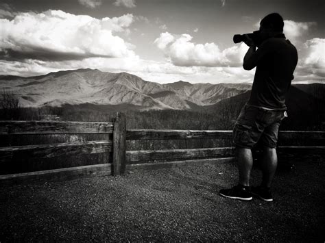 Fotos Gratis Hombre Paisaje Naturaleza Ligero En Blanco Y Negro