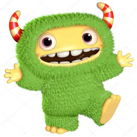 3d Cartoon Monster Stock Illustration By ©bertoszig 44981013