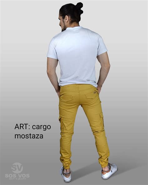 Pantalon Cargo Mostaza Sos Vos Jeans Tienda Online