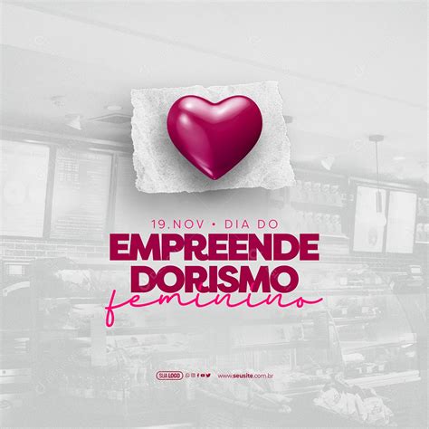 Social Media Dia Do Empreendedorismo Feminino De Novembro Psd