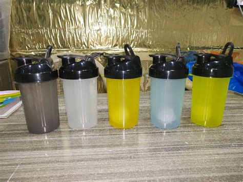 Pp Flip Top Cap Ml Protein Shaker Bottle Use For Storage Juice At