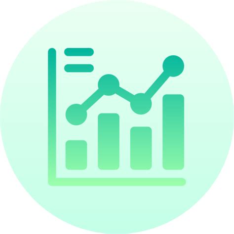 Graph Basic Gradient Circular Icon