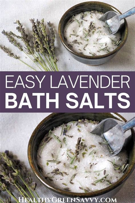 Homemade Lavender Bath Salts Recipe 2 Easy Options Recipe Bath