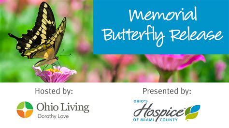 Ohio S Hospice Of Miami County To Hold Memorial Butterfly Release