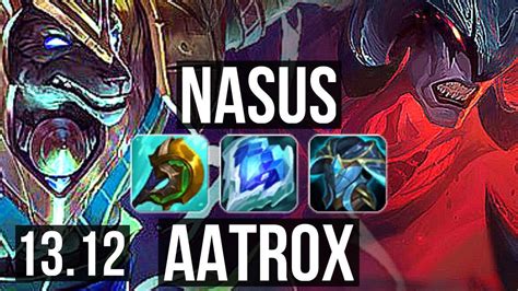 NASUS Vs AATROX TOP 6 Solo Kills 1100 Games 8 3 13 KR Diamond