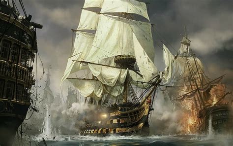 HD Wallpaper Sailing Ship On Body Of Water Poster Empire Total War