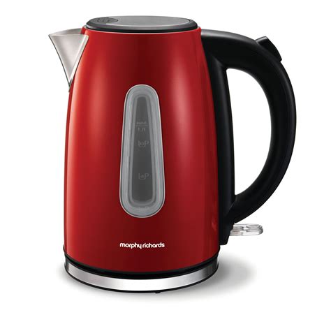 Morphy Richards Equip Red Stainless Steel Jug Kettle Morphy Richards