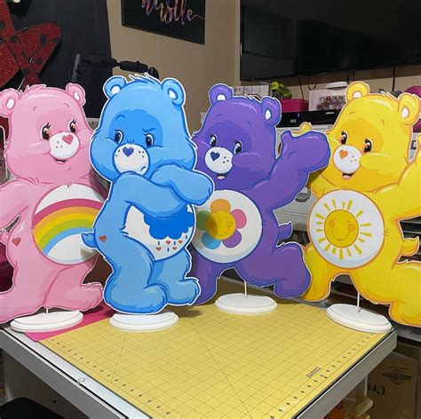 Care Bear Centerpiece Characters Care Bear Table Topper Party Decor