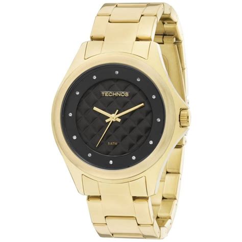 Rel Gio Technos Feminino Fashion Dourado Lxo P C Nfe R