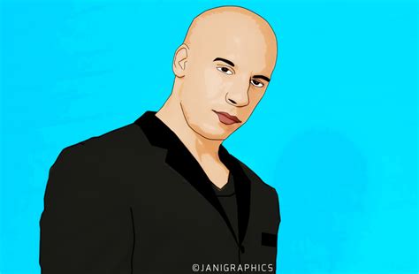 Vin Diesel Vector By Janigraphics On Deviantart