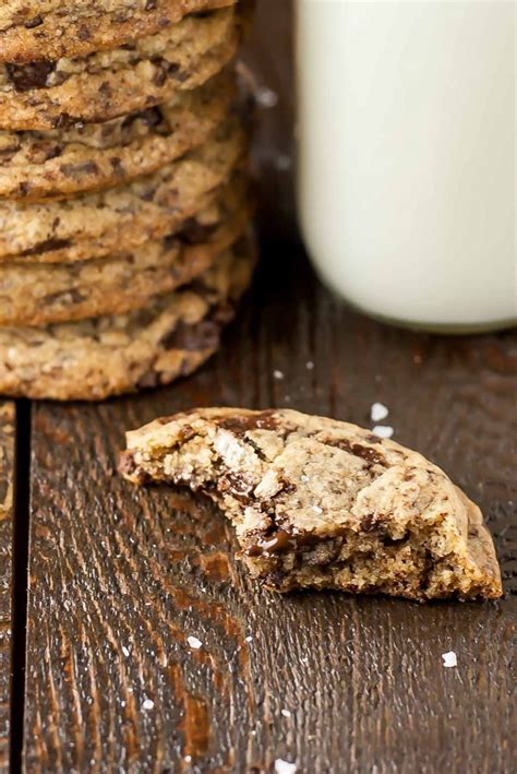 Salted Dark Chocolate Chunk Cookies Liv For Cake