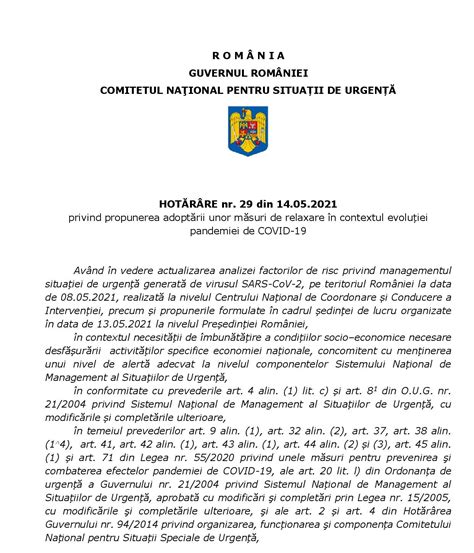 Hot R Rea Nr Din Sindicatul Na Ional Sport I Tineret