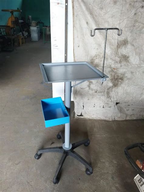 Mild Steel Shelves Hospital Monitor Trolley At Best Price In