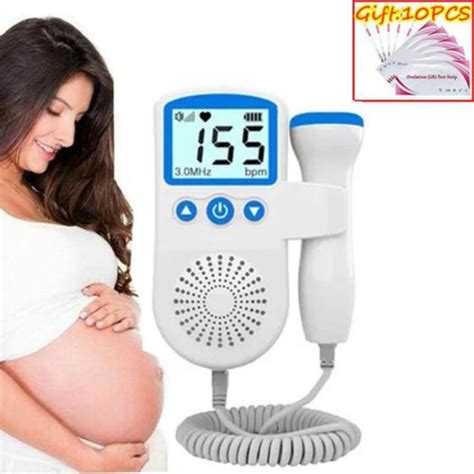 Monitor De Bebê De Ultra som Doppler Fetal 3 0 Mhz All for Beauty