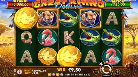 Great Rhino Deluxe Slot Review Bonus Rtp Strategy