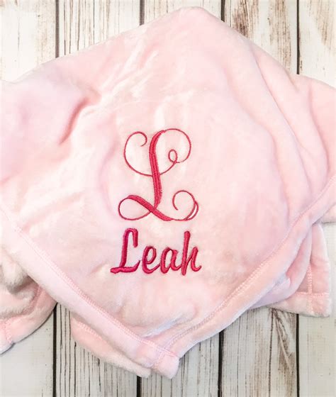 Custom Baby Blanket Embroidered Baby Blanket Personalized Baby Blanket