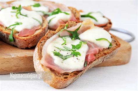 Grillowana Kanapka Z Mozzarell I Prosciutto Najsmaczniejsze Pl