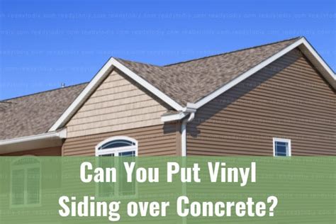 Can You Put Vinyl Siding Over Concrete How To Ready To Diy