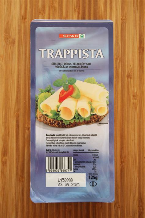 Nagy Szeletelt Trappista Sajt Teszt Magyar R Rt K Ar Ny Kutat