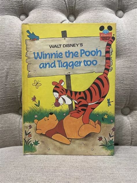 1975 WALT DISNEYS Winnie The Pooh And Tigger Too Hardcover Illustrated