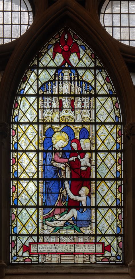 Stained Glass In The North Choir Aisle Southwark Cathedral