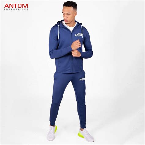 Blank Tracksuits High Quality Fleece Track Suits Custom Made Heavy