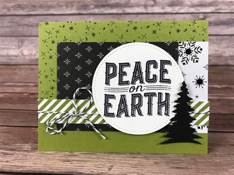 Christmas Card Peace on Earth Christmas Card Class Kit - Etsy