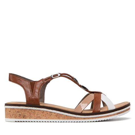 Sandalias Rieker V3657 81 Braun Kombi Zapatos Es