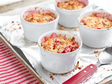 Strawberry Rhubarb Crumble Recipe Guy Fieri Food Network