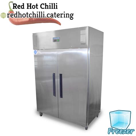 Secondhand Catering Equipment Upright Double Door Freezers Polar