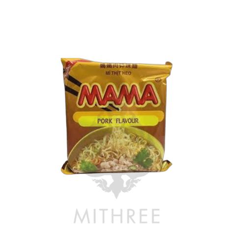 Mama Pork Flavour Noodles 30 X 60g Mithree