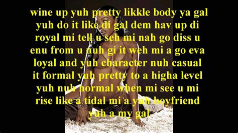 Vybz Kartel Love You Enuh Lost Angel Riddim Lyrics Youtube