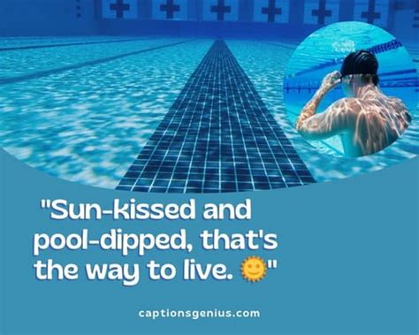 1000 Best Pool Captions For Instagram Sun Swim And Share