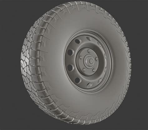 Falken Wildpeak At3w All Terrain Radial Tire 3d Model Cgtrader