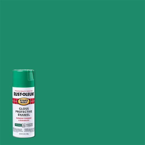 Rust Oleum Stops Rust 12 Oz Protective Enamel Gloss Grass Green Spray Paint 6 Pack 7731830