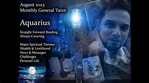 Aquarius August 2023 Monthly Straight Forward Tarot Forecast YouTube