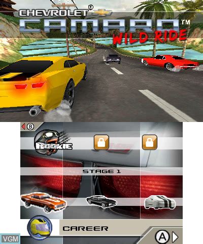 Chevrolet Camaro Wild Ride 3D For Nintendo 3DS The Video Games Museum