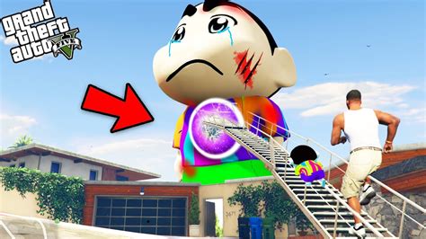 GTA 5 Franklin Entered Shinchan S Body Outside Franklin House In GTA