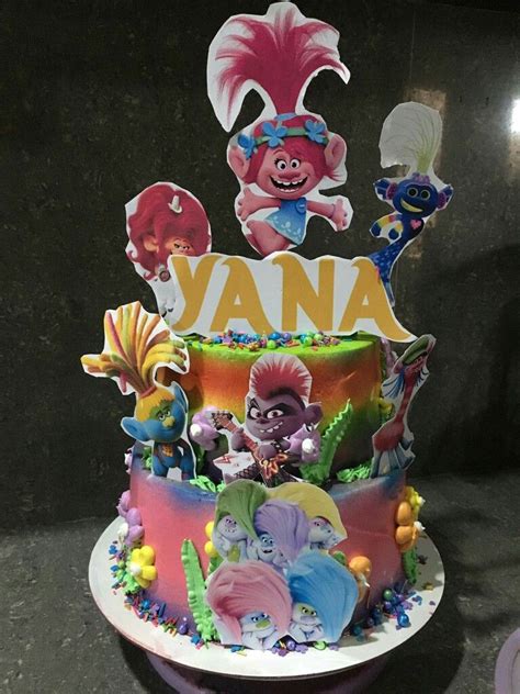 Trolls World Tour Cake Desserts Birthday Cake